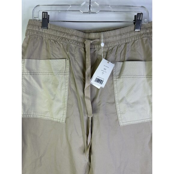 New Tory Burch Twill Pull On Cargo Pants Khaki - Picture 3 of 6